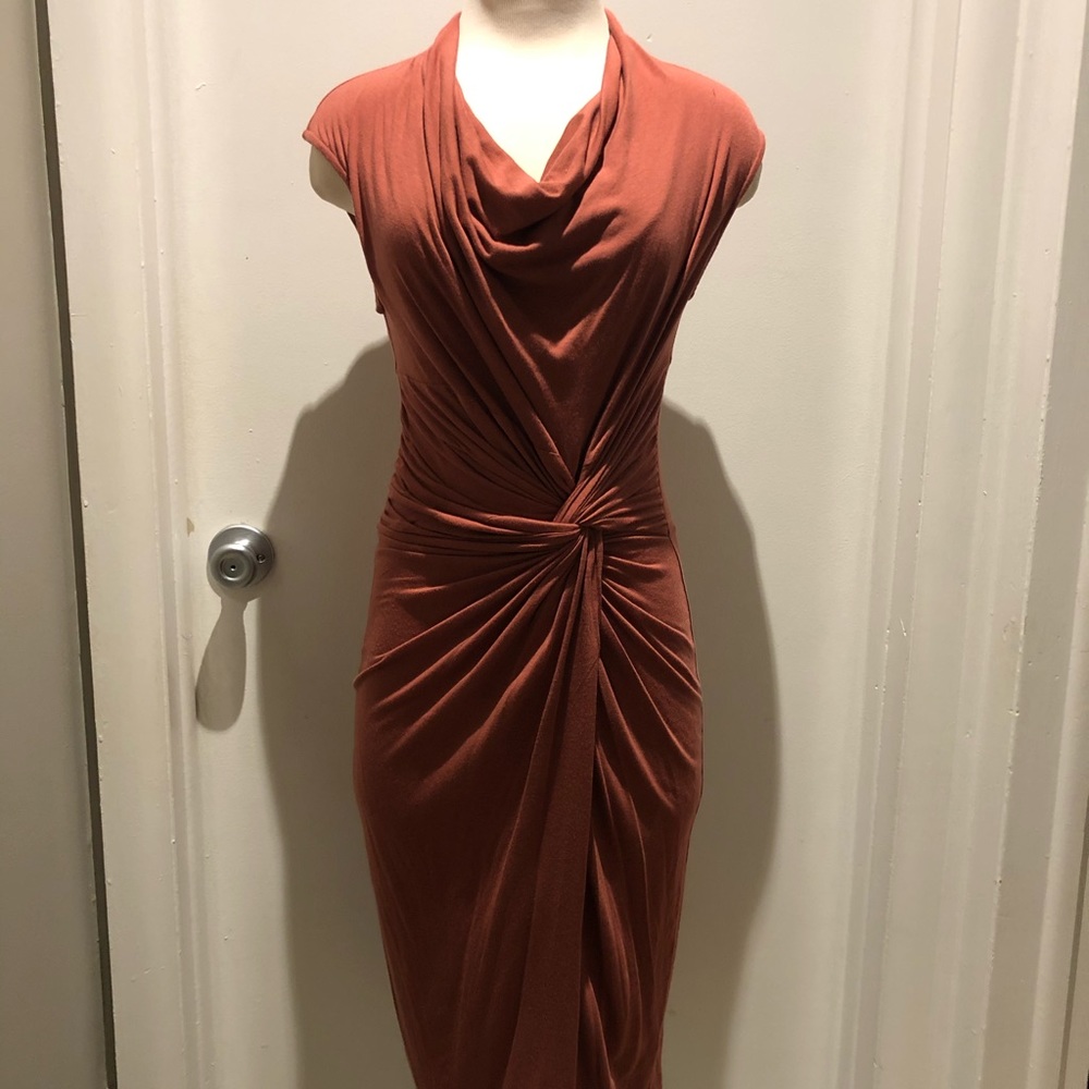 NWT Mango Ruched Dress
